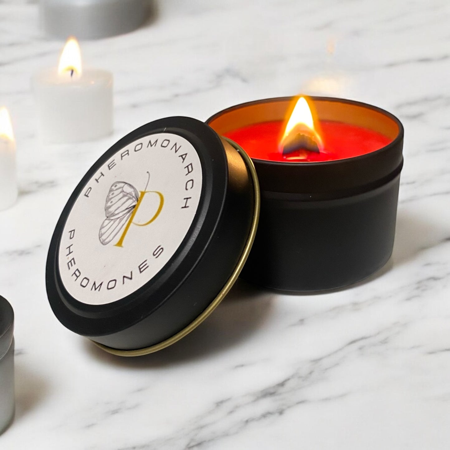 Velas con Esencia de Feromonas + Regalo Sorpresa (Pheromones Candles + Surprise Gift)
